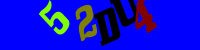 Blue Captcha Image