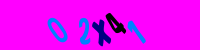 Blue Captcha Image