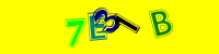 Blue Captcha Image