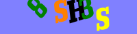 Blue Captcha Image