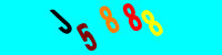 Blue Captcha Image
