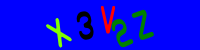 Blue Captcha Image