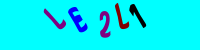 Blue Captcha Image