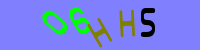 Blue Captcha Image