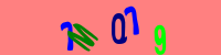 Blue Captcha Image