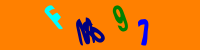 Blue Captcha Image