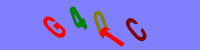 Blue Captcha Image