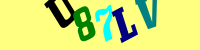 Blue Captcha Image