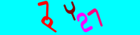 Blue Captcha Image