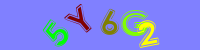 Blue Captcha Image
