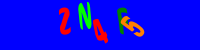 Blue Captcha Image