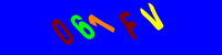 Blue Captcha Image