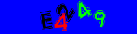 Blue Captcha Image