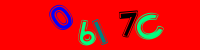 Blue Captcha Image