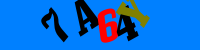 Blue Captcha Image