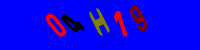Blue Captcha Image