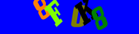 Blue Captcha Image