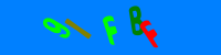 Blue Captcha Image