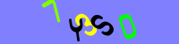 Blue Captcha Image