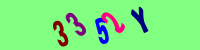 Blue Captcha Image