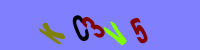 Blue Captcha Image