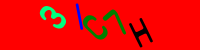 Blue Captcha Image