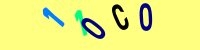 Blue Captcha Image
