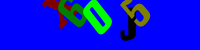Blue Captcha Image