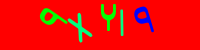 Blue Captcha Image