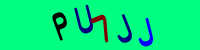 Blue Captcha Image