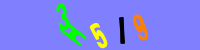 Blue Captcha Image