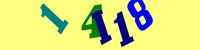 Blue Captcha Image