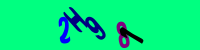 Blue Captcha Image