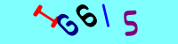 Blue Captcha Image