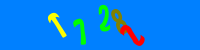 Blue Captcha Image