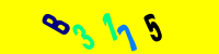 Blue Captcha Image