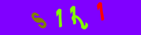 Blue Captcha Image