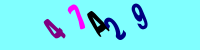 Blue Captcha Image