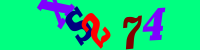 Blue Captcha Image