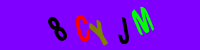 Blue Captcha Image