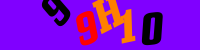 Blue Captcha Image