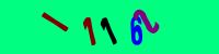 Blue Captcha Image