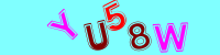 Blue Captcha Image