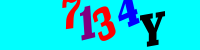 Blue Captcha Image