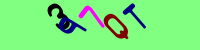 Blue Captcha Image
