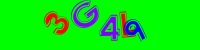 Blue Captcha Image