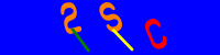 Blue Captcha Image