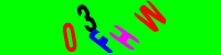 Blue Captcha Image