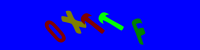 Blue Captcha Image