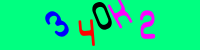 Blue Captcha Image